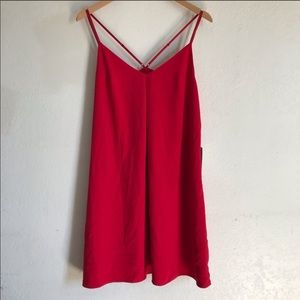 NWT Felicity & Coco Spaghetti Strap Dress, Red